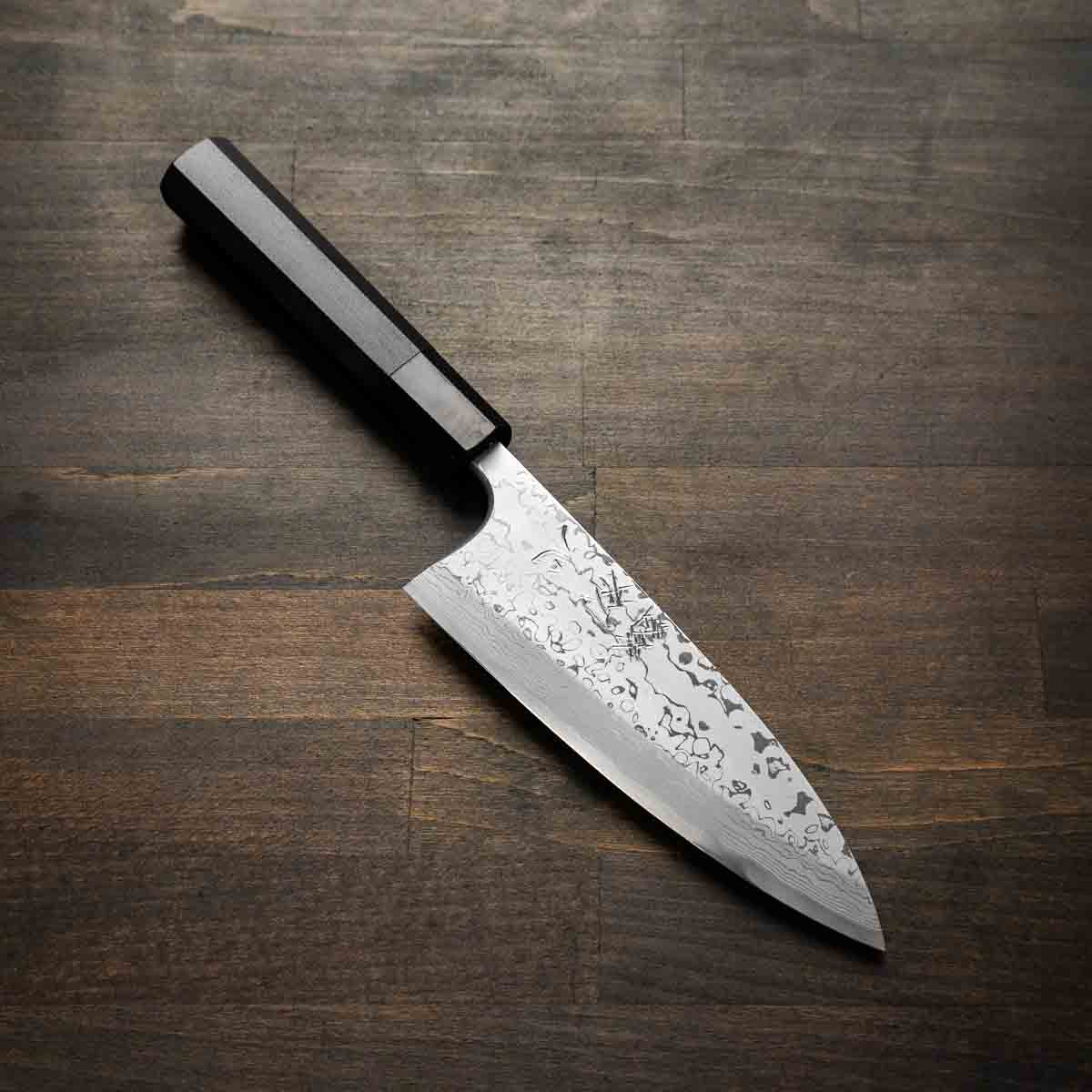 Hatsukokoro Yauji Blue 2 Damascus Deba 165mm