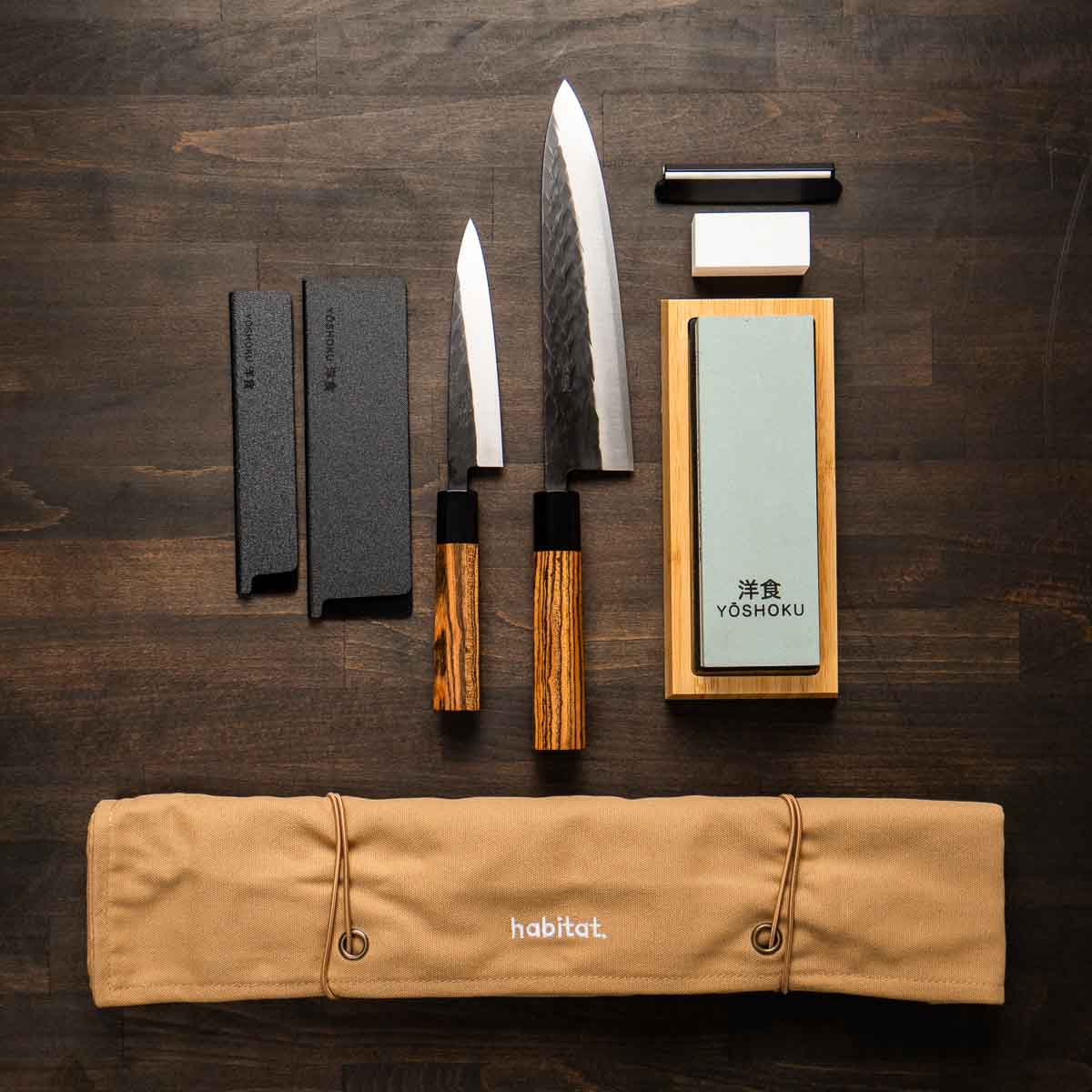 Tadafusa "Seido" SLD Tsuchime - 2 Knife Set with Knife Roll