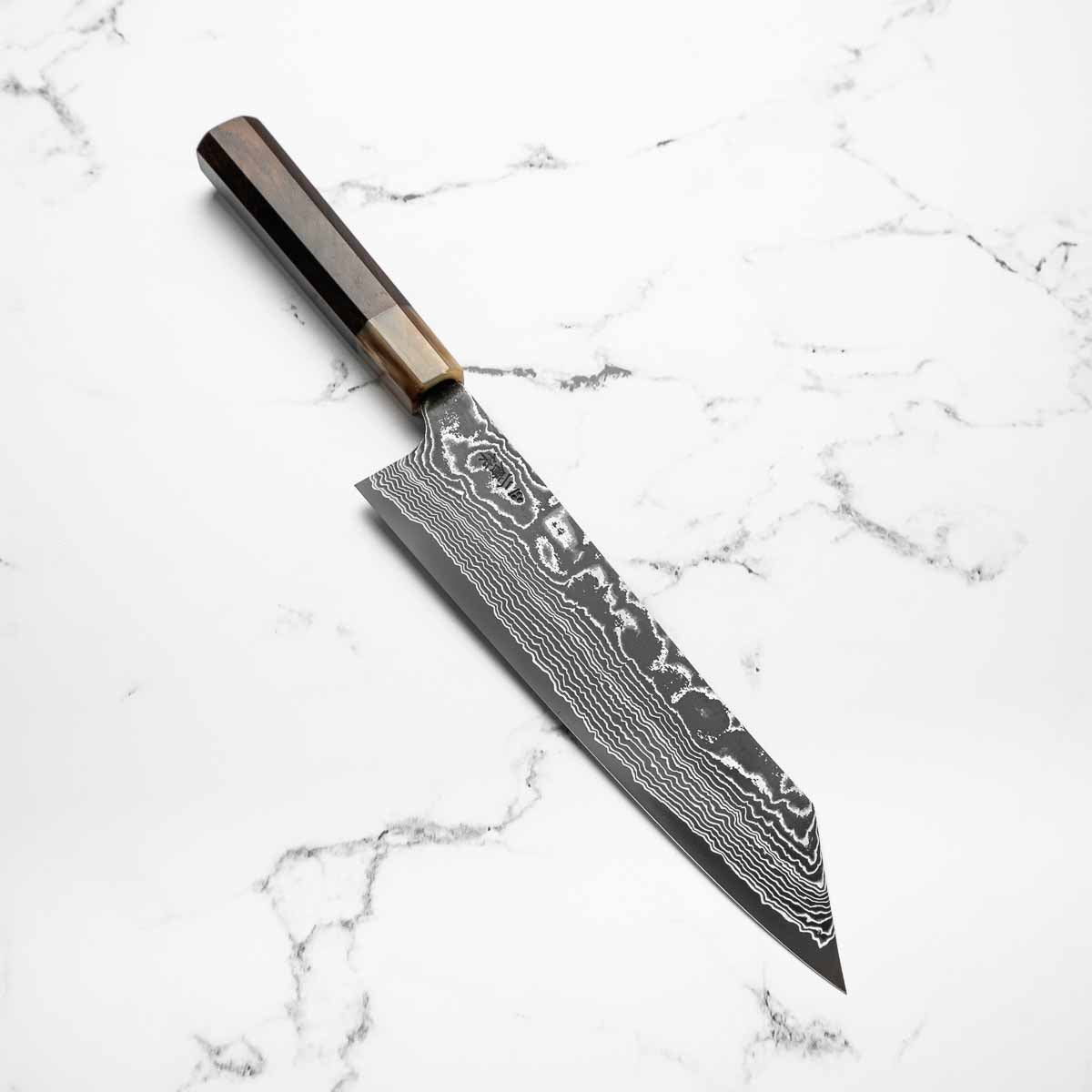 Nigara Hamono "Anmon" SG2 Damascus Kiritsuke 240mm