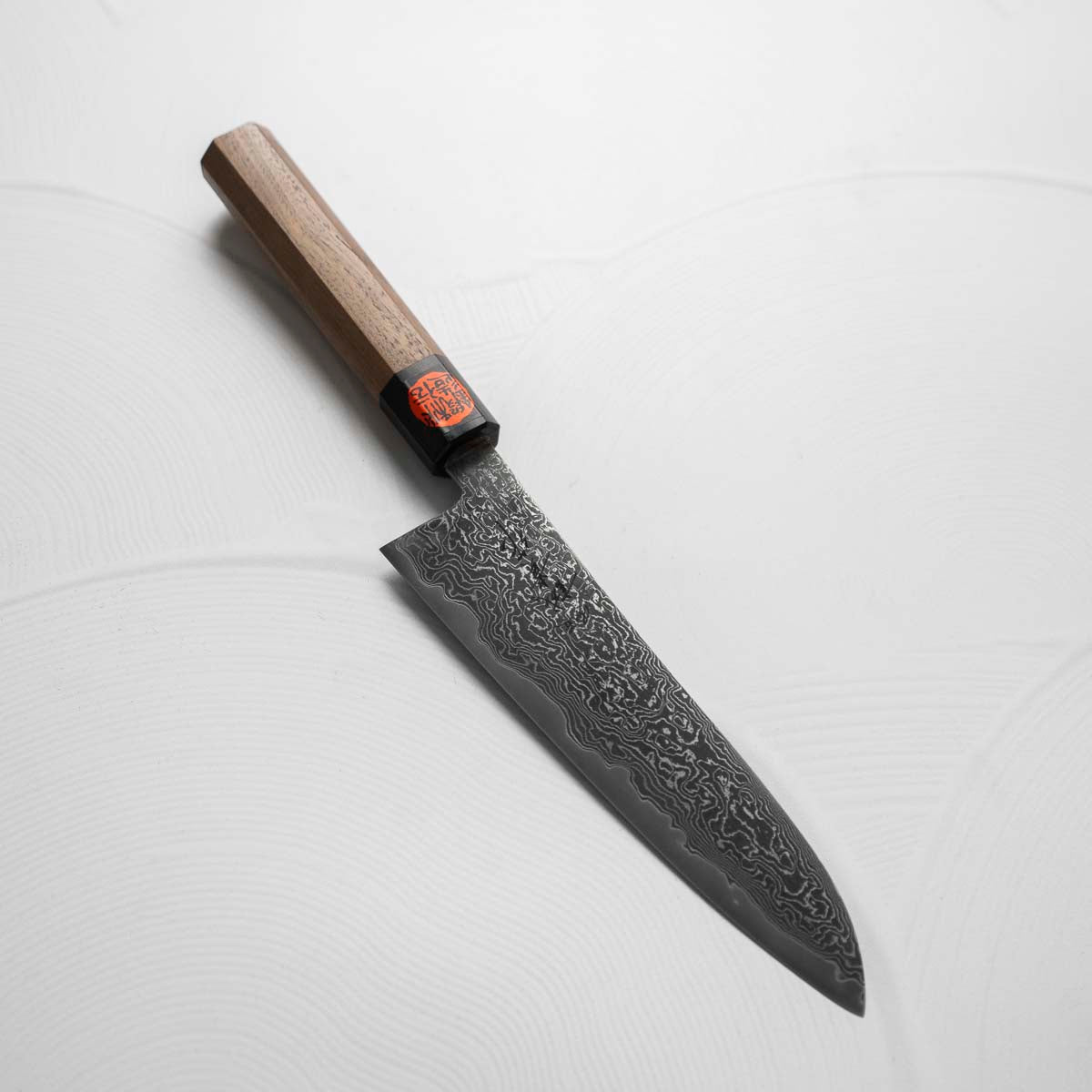 Shigeki Tanaka R2/SG2 Black Damascus Gyuto 180mm