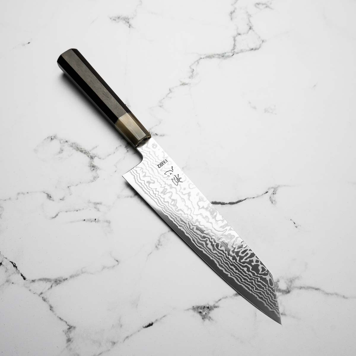 Hatsukokoro (Sukenari) FAXR2 Damascus Kiritsuke 210mm