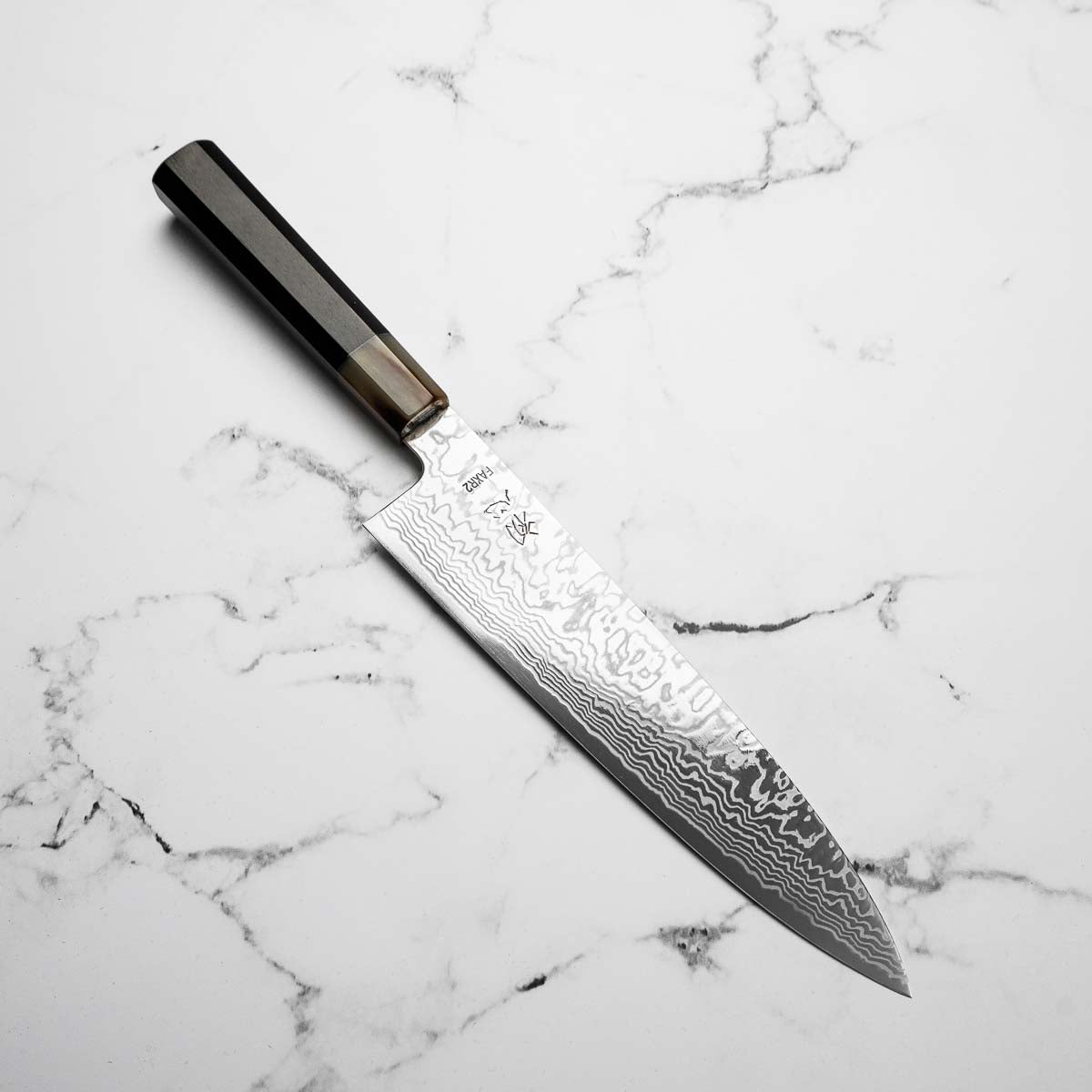 Hatsukokoro (Sukenari) FAXR2 SG2 Damascus Gyuto 240mm