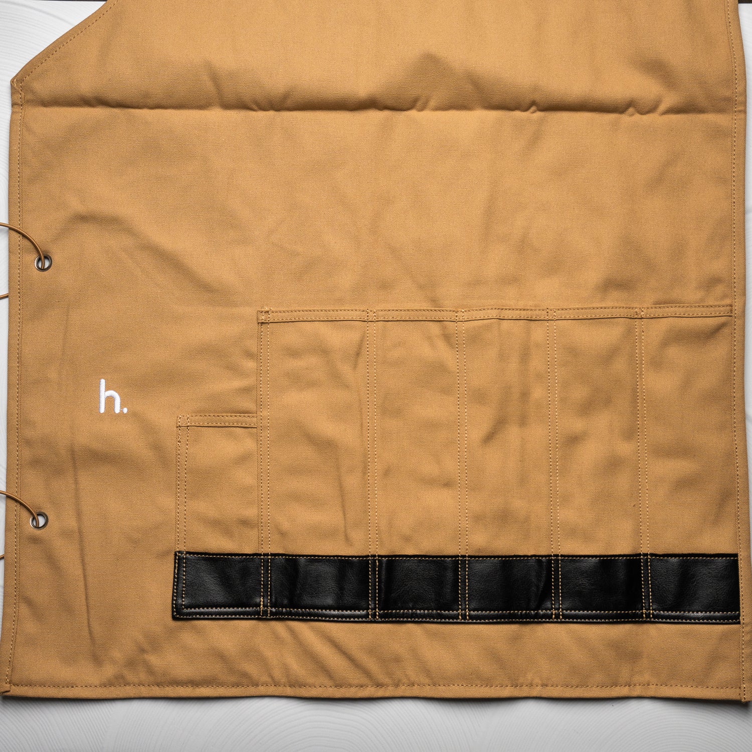 Habitat Canvas Knife Roll - 6 Slot - Tan