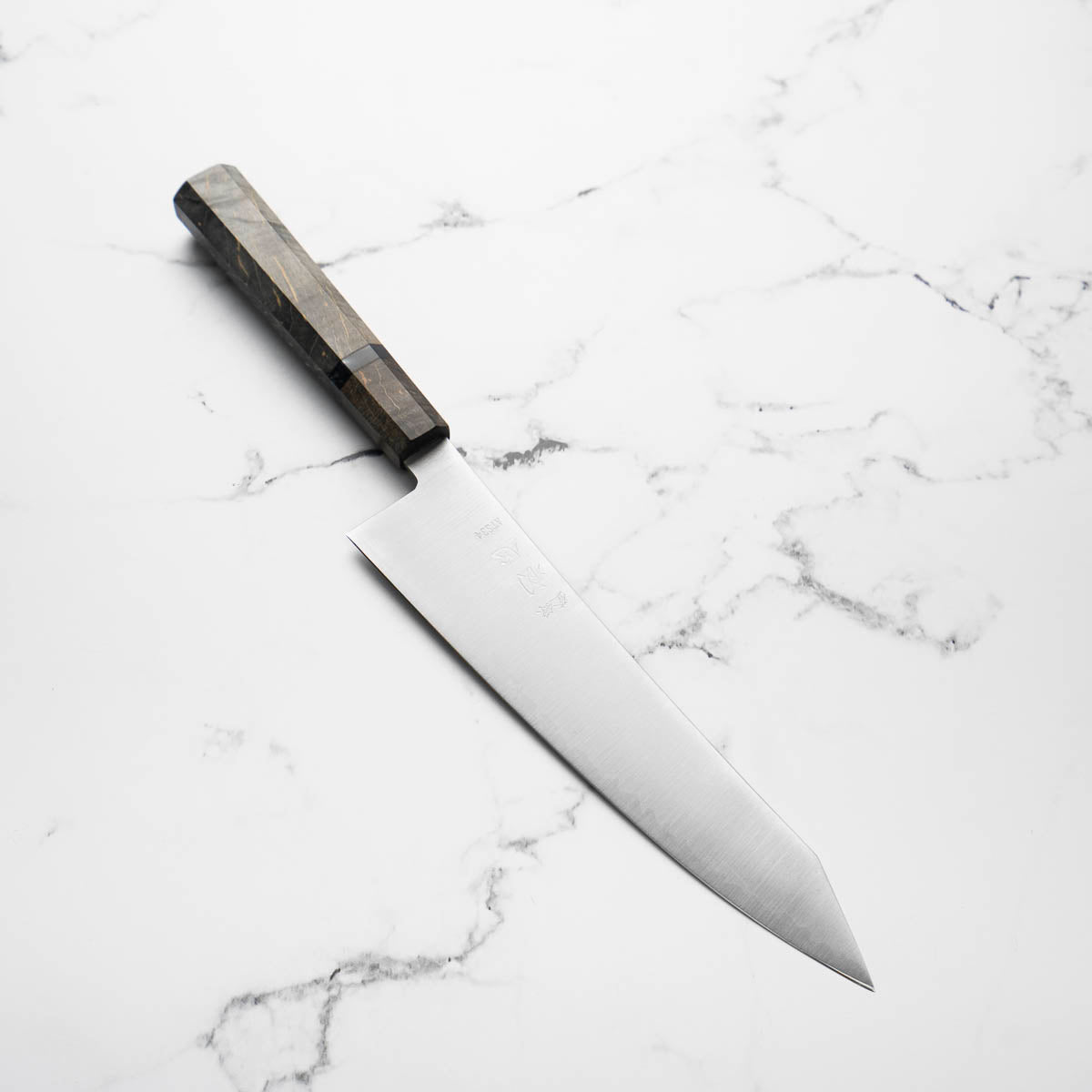 Hatsukokoro Hayabusa ATS34 Kiritsuke 210mm - Dark Maple