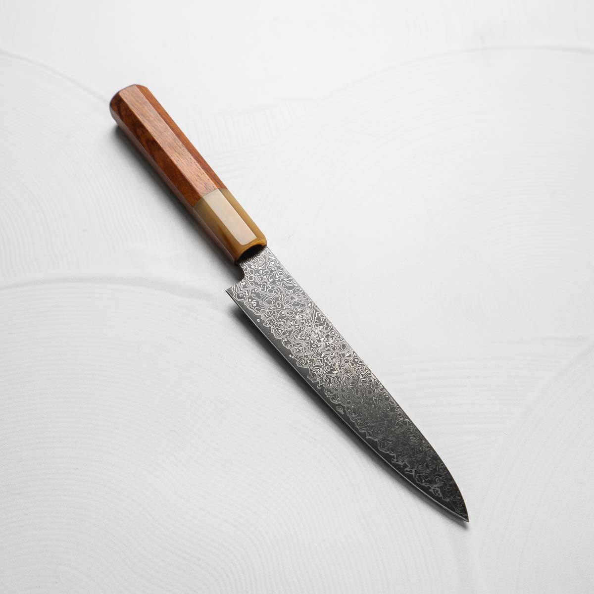 Hatsukokoro Saihyo SG2 Black Damascus Petty 150mm - Snakewood