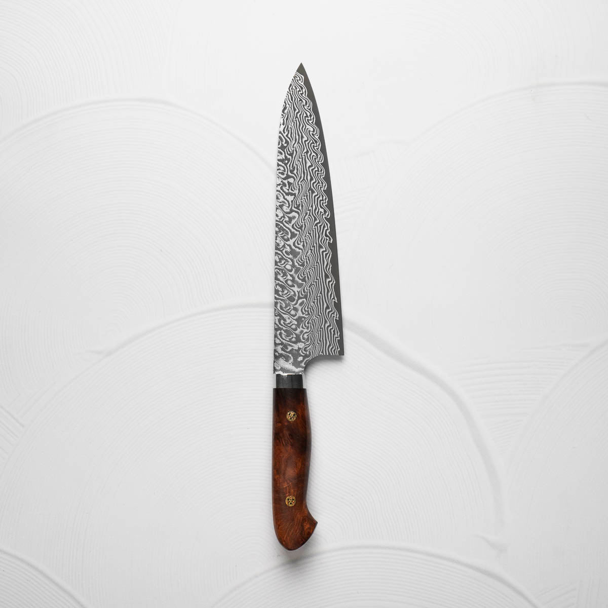 Yoshimi Kato SG2 Damascus Gyuto 210mm - Burmese Rosewood