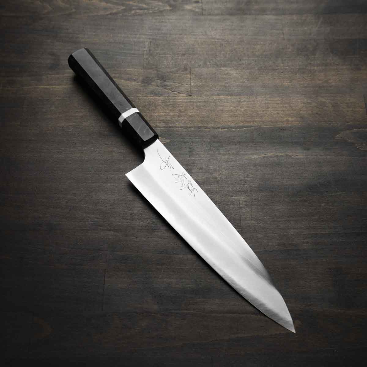 Mazaki White 2 Migaki Gyuto 210mm - Maple