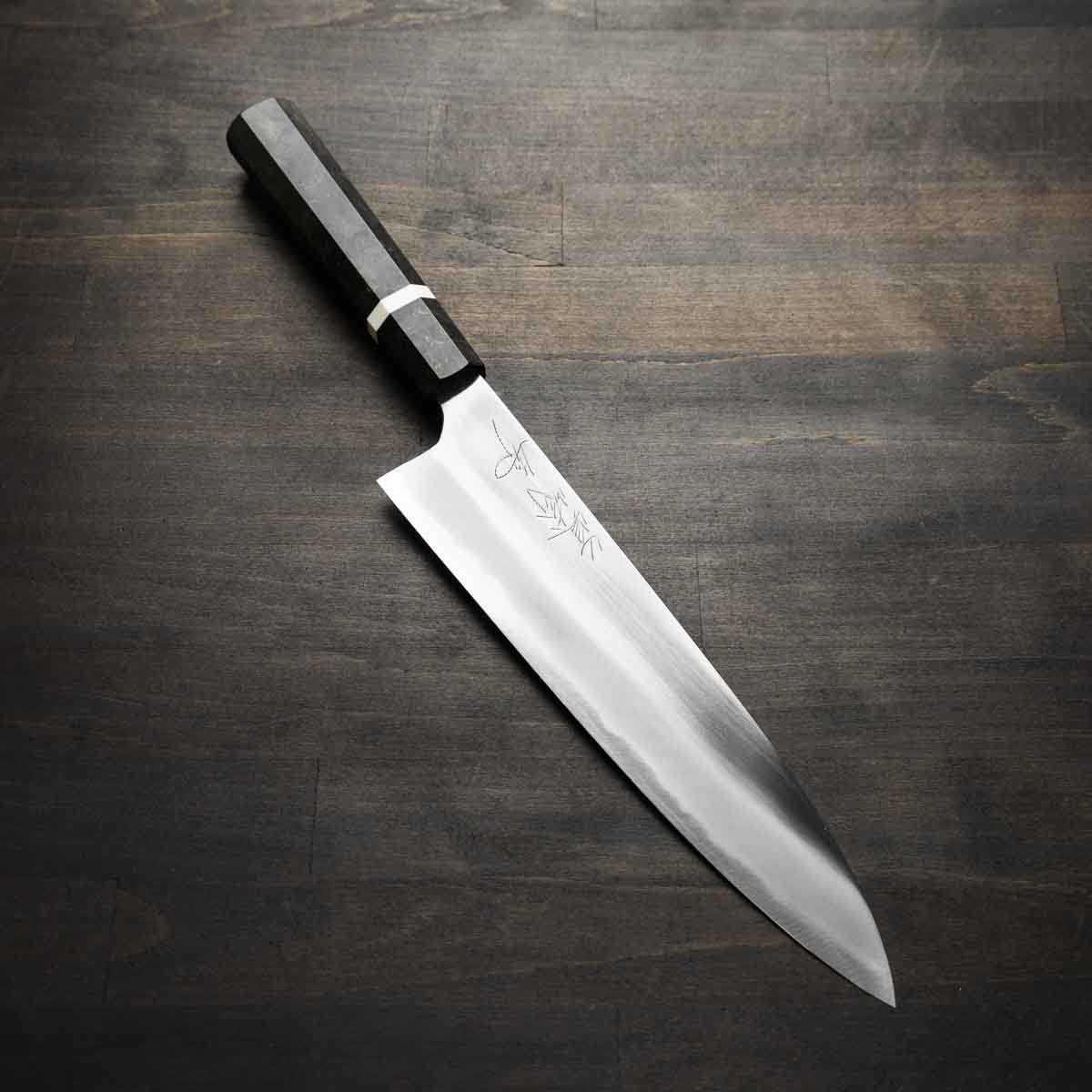 Mazaki White 2 Migaki Gyuto 240mm - Maple