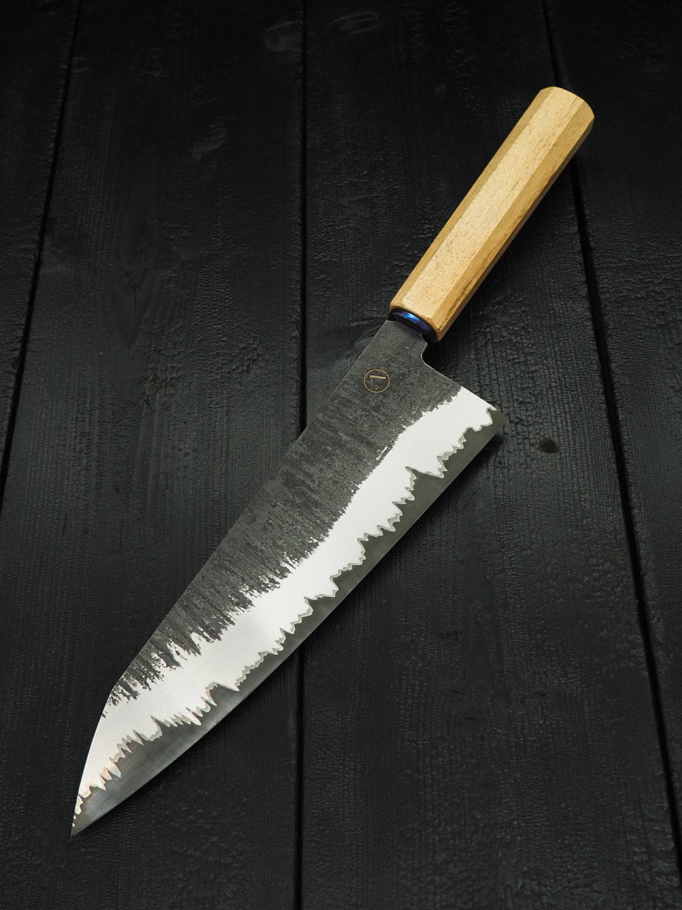 Adonis Forged Arts Stainless Jacket Bunka 208mm - Manaka Fundraiser