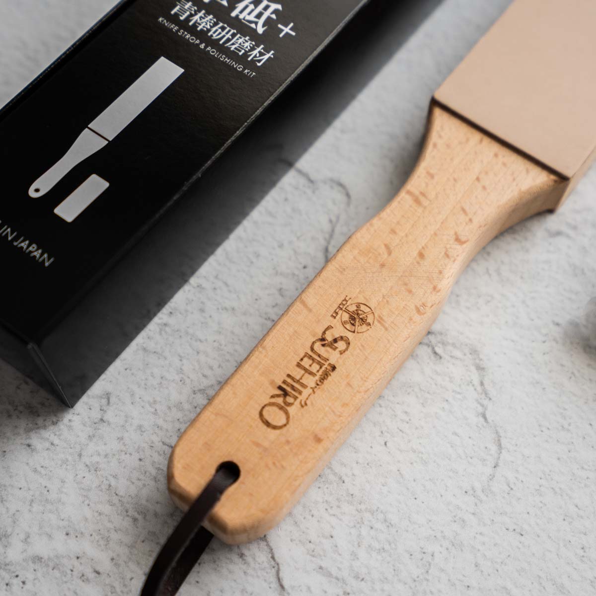 Suehiro Dual Sided Leather Strop (Small)