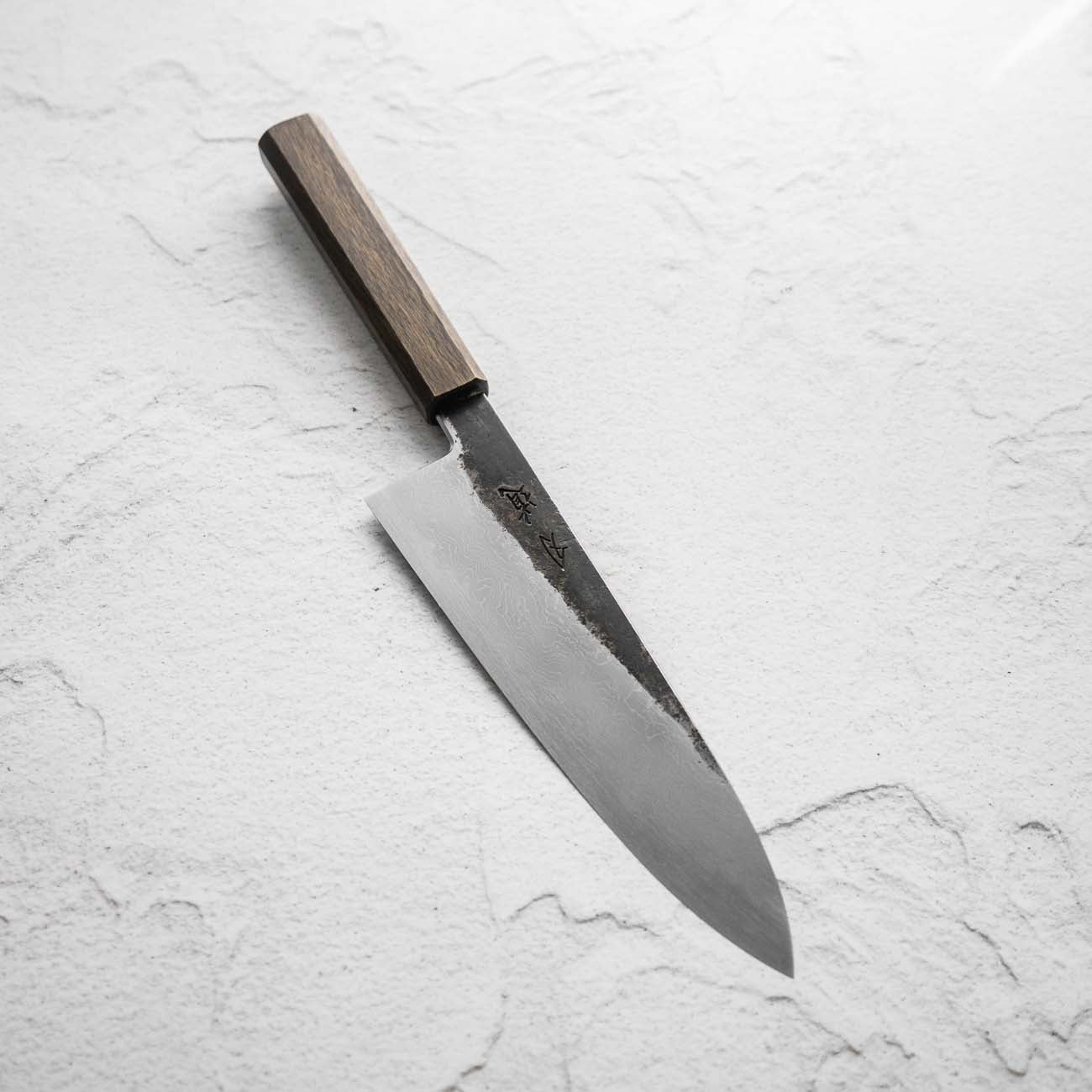 HADO Blue 1 Damascus Gyuto 210mm - Oak