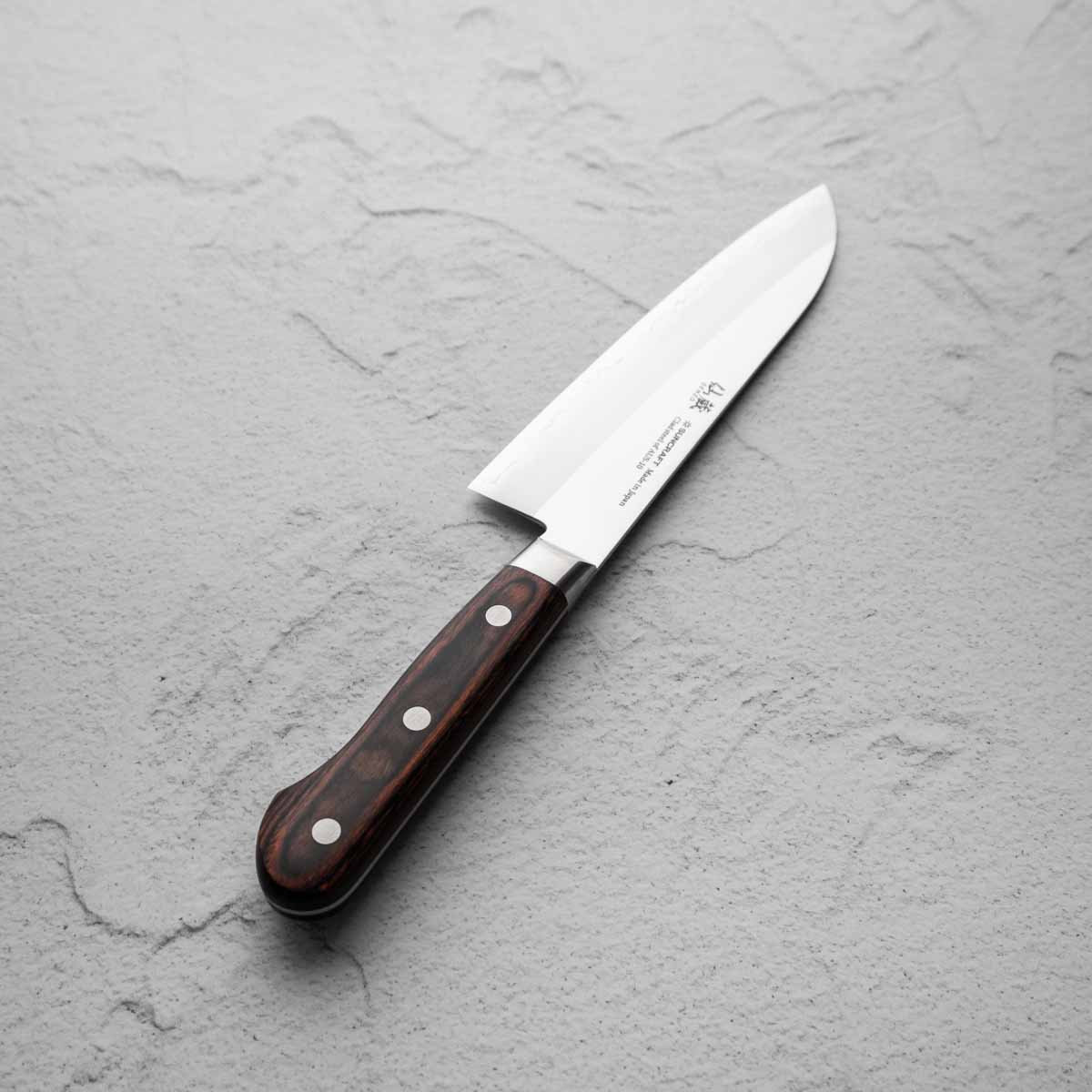 Senzo Clad AUS10 Santoku 165mm